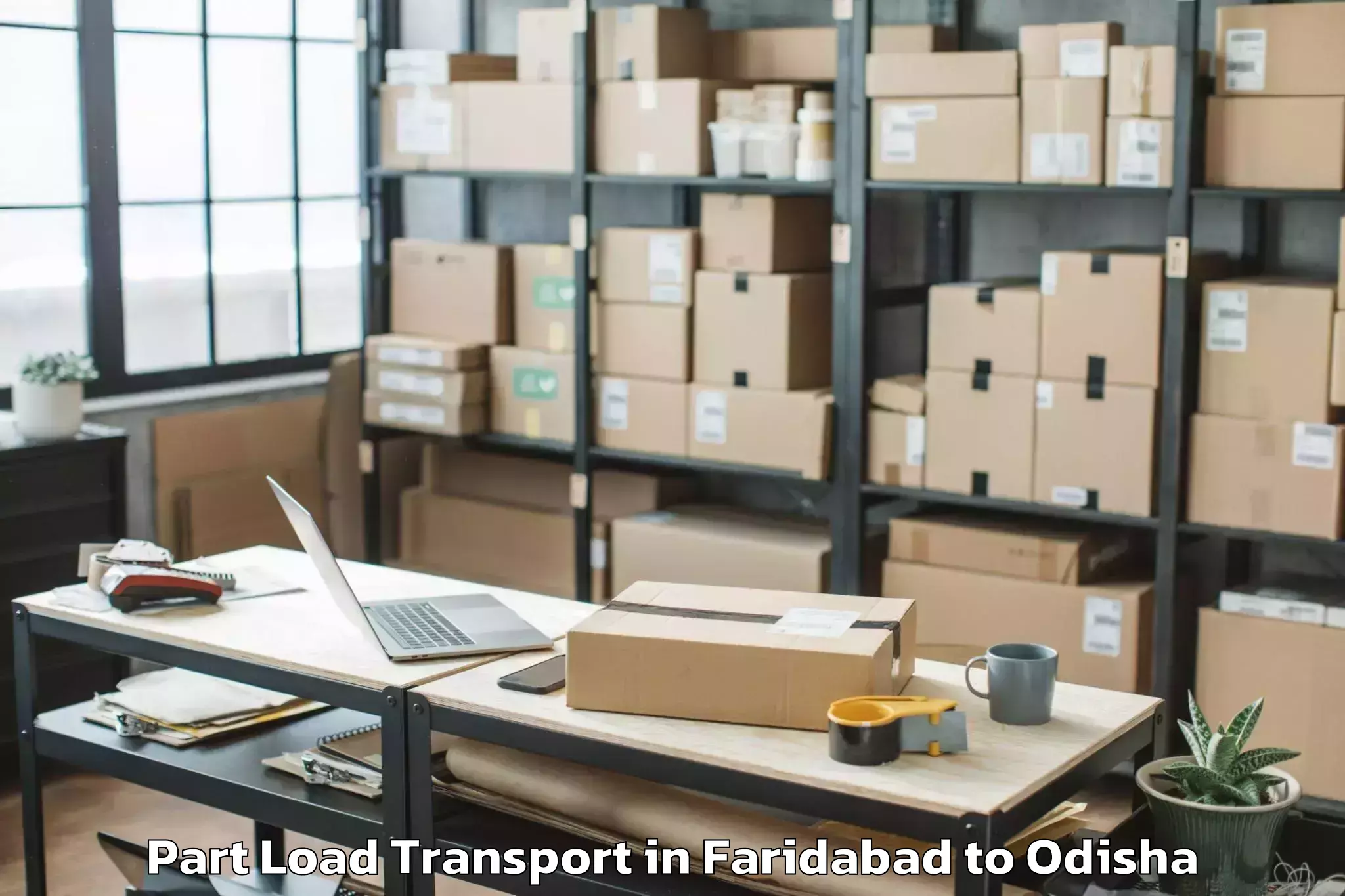 Get Faridabad to Jujomura Part Load Transport